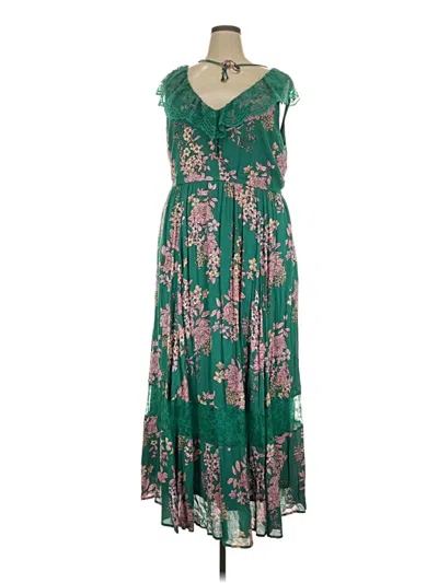 Pre-owned Torrid Casual Dress In Green