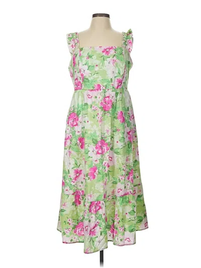 Pre-owned Torrid Casual Dress In Green
