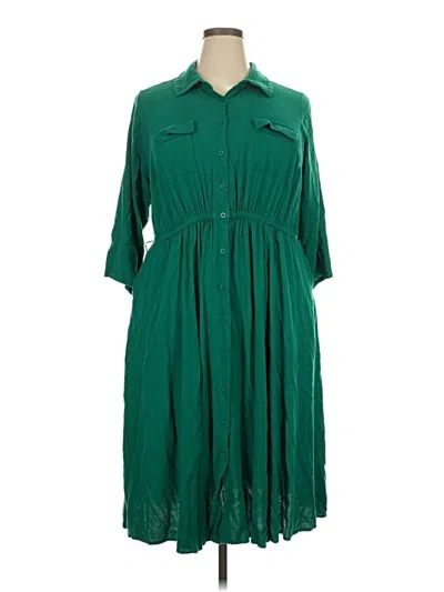 Pre-owned Torrid Casual Dress In Green