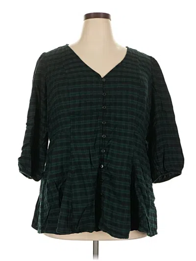 Pre-owned Torrid Casual Dress In Green