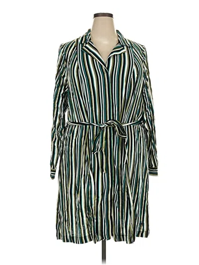 Pre-owned Torrid Casual Dress In Green
