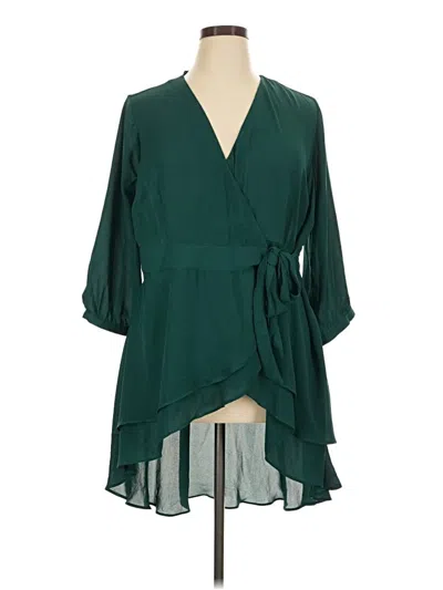 Pre-owned Torrid Casual Dress In Green