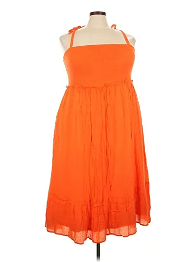 Pre-owned Torrid Casual Dress In Orange