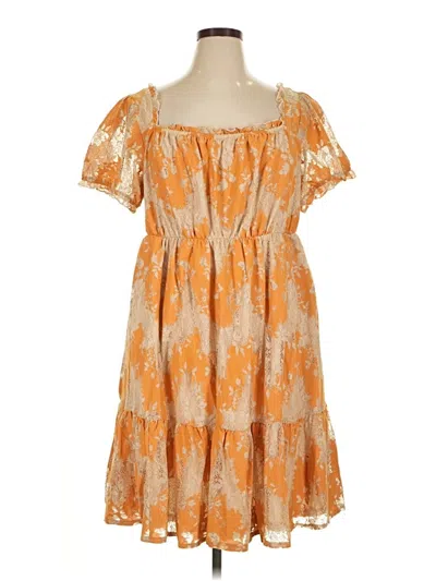 Pre-owned Torrid Casual Dress In Orange