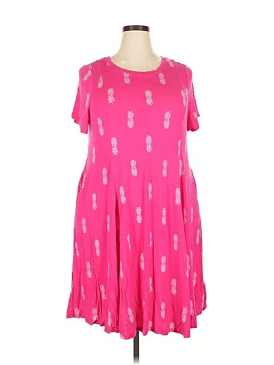 Pre-owned Torrid Casual Dress In Pink