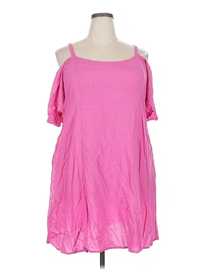 Pre-owned Torrid Casual Dress In Pink