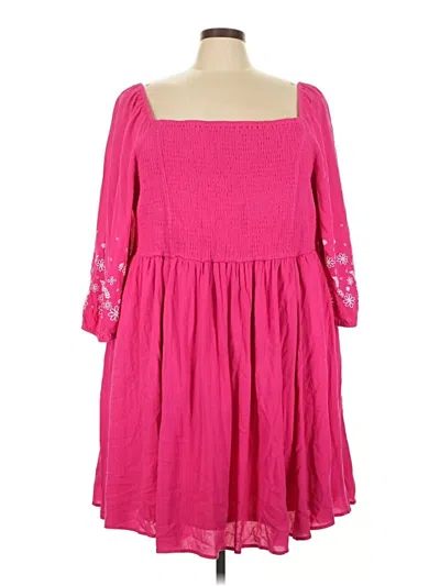 Pre-owned Torrid Casual Dress In Pink