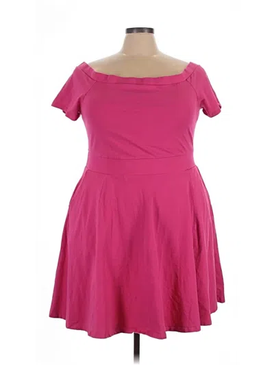 Pre-owned Torrid Casual Dress In Pink