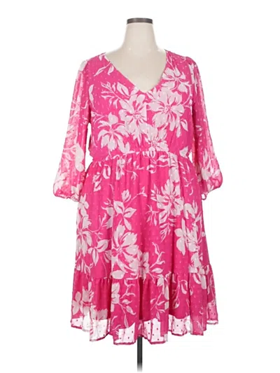 Pre-owned Torrid Casual Dress In Pink