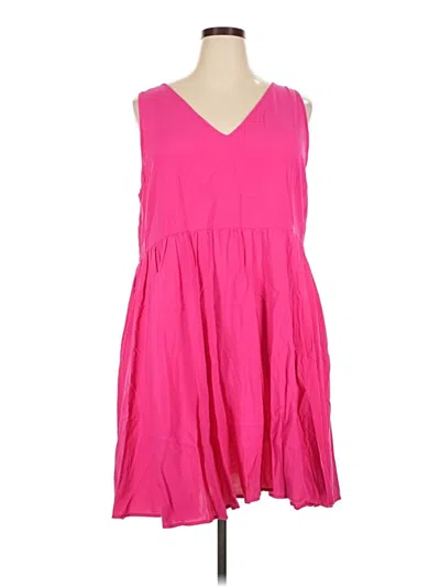 Pre-owned Torrid Casual Dress In Pink