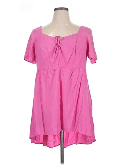 Pre-owned Torrid Casual Dress In Pink