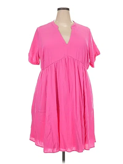 Pre-owned Torrid Casual Dress In Pink