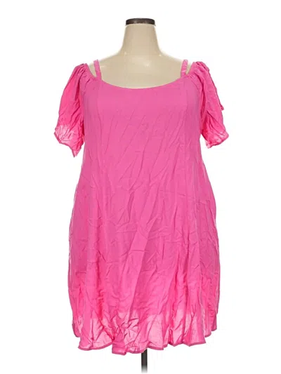 Pre-owned Torrid Casual Dress In Pink