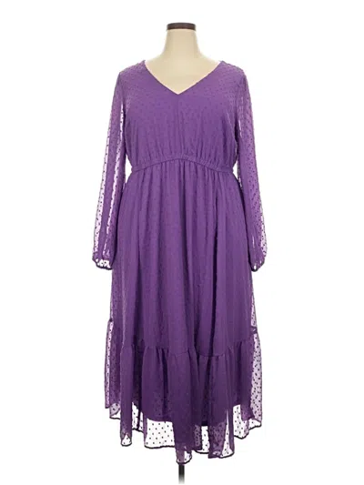 Pre-owned Torrid Casual Dress In Purple