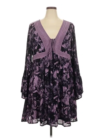 Pre-owned Torrid Casual Dress In Purple