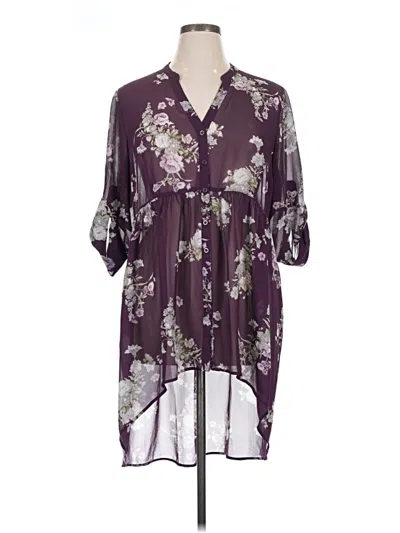Pre-owned Torrid Casual Dress In Purple