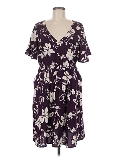 Pre-owned Torrid Casual Dress In Purple