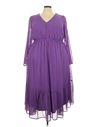Pre-owned Torrid Casual Dress In Purple