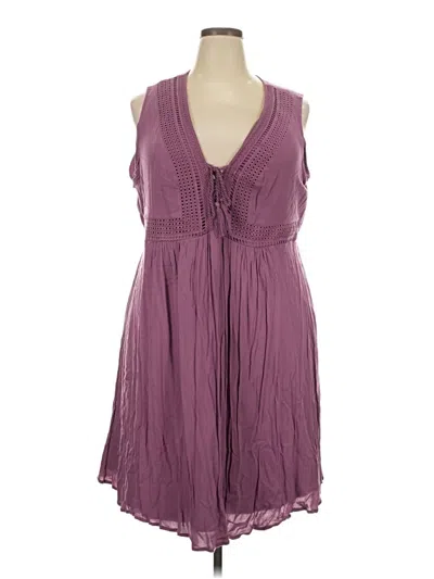 Pre-owned Torrid Casual Dress In Purple