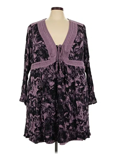 Pre-owned Torrid Casual Dress In Purple