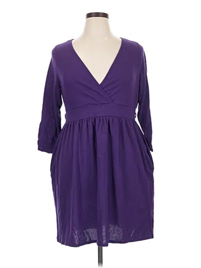 Pre-owned Torrid Casual Dress In Purple