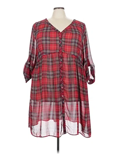 Pre-owned Torrid Casual Dress In Red