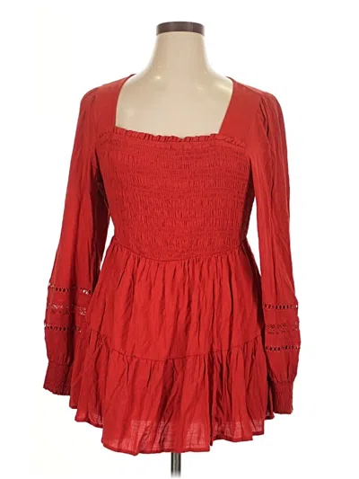 Pre-owned Torrid Casual Dress In Red