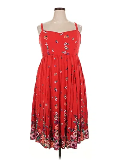 Pre-owned Torrid Casual Dress In Red
