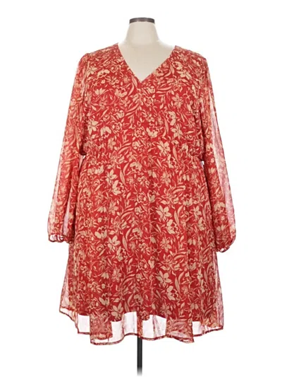 Pre-owned Torrid Casual Dress In Red