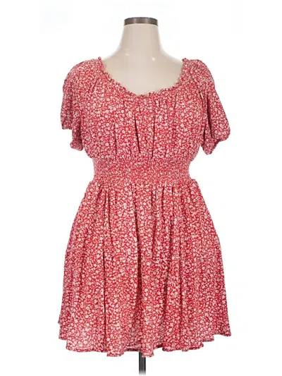 Pre-owned Torrid Casual Dress In Red