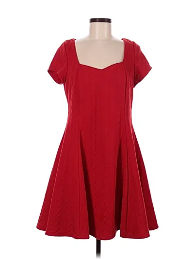 Pre-owned Torrid Casual Dress In Red