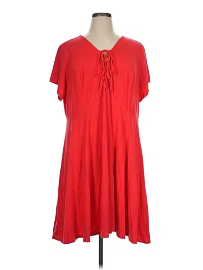 Pre-owned Torrid Casual Dress In Red