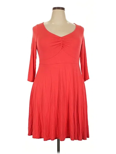 Pre-owned Torrid Casual Dress In Red