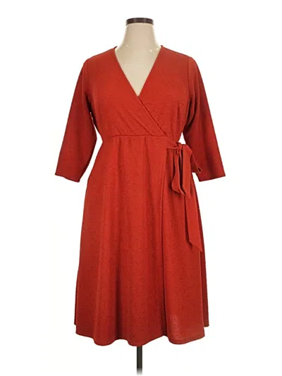 Pre-owned Torrid Casual Dress In Red