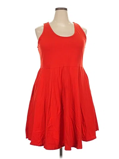Pre-owned Torrid Casual Dress In Red
