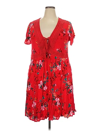 Pre-owned Torrid Casual Dress In Red