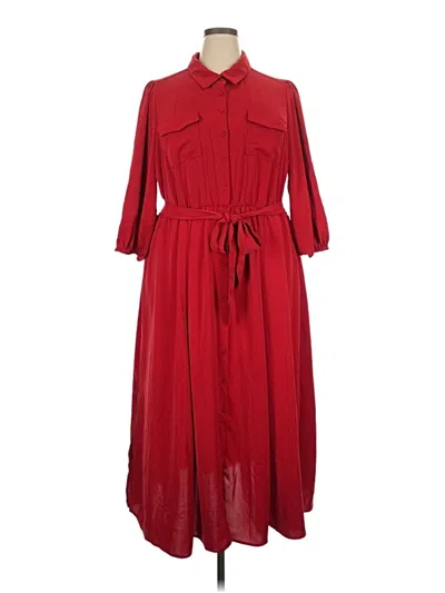 Pre-owned Torrid Casual Dress In Red