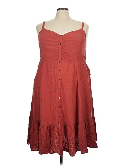 Pre-owned Torrid Casual Dress In Red