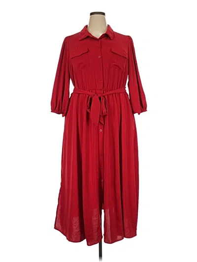 Pre-owned Torrid Casual Dress In Red