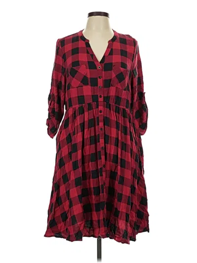 Pre-owned Torrid Casual Dress In Red