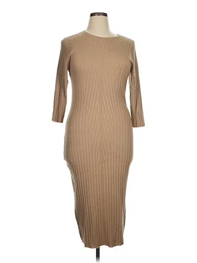 Pre-owned Torrid Casual Dress In Tan