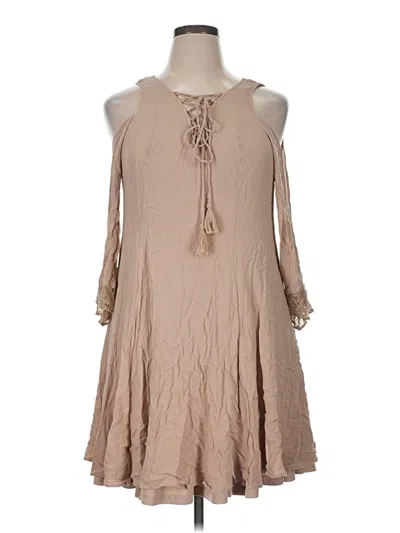 Pre-owned Torrid Casual Dress In Tan