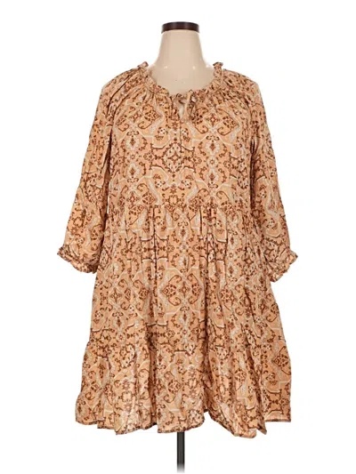 Pre-owned Torrid Casual Dress In Tan