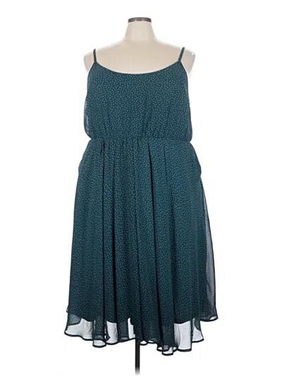 Pre-owned Torrid Casual Dress In Teal