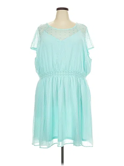 Pre-owned Torrid Casual Dress In Teal