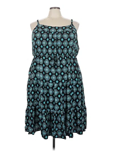 Pre-owned Torrid Casual Dress In Teal