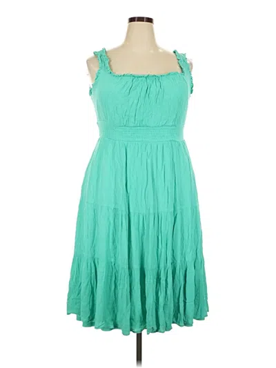 Pre-owned Torrid Casual Dress In Teal