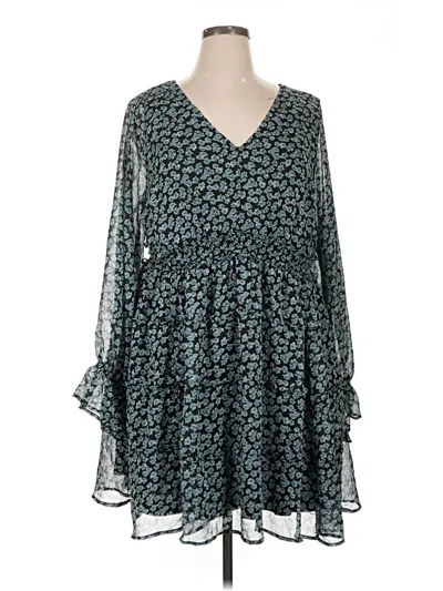 Pre-owned Torrid Casual Dress In Teal