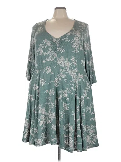 Pre-owned Torrid Casual Dress In Teal