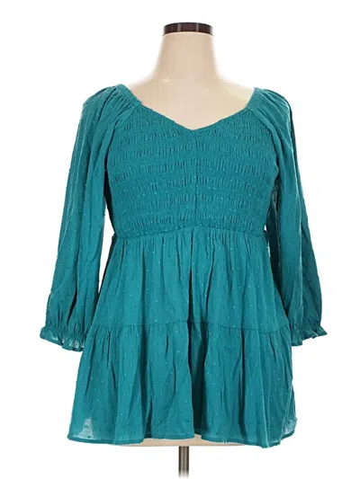 Pre-owned Torrid Casual Dress In Teal